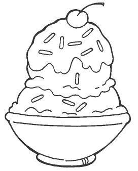 pin  sherry stephan  food coloring pages ice cream coloring pages