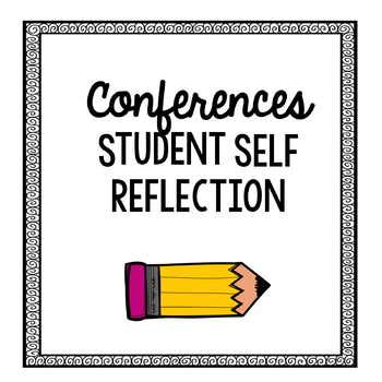 student  reflection  conferences  thrive   tpt