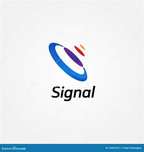 abstract colorful signal logo sign symbol icon stock vector