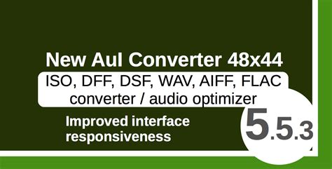 aui converter   improved interface responsiveness