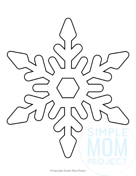 printable snowflakes