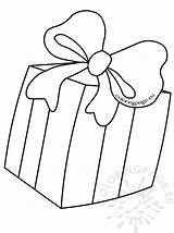 Coloring Pages Bow Getcolorings Kids Box Gift sketch template