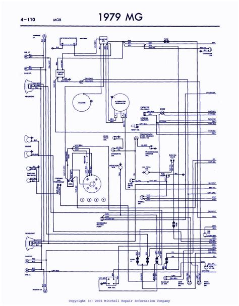 mg mgb wiring diagram electical circuit