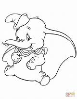 Dumbo Coloring Pages Printable Disney Lovely Cute Disneyclips Baby Colouring Characters Drawing Mouse Inspiration Gif Mickey sketch template