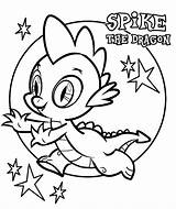 Pony Spike Little Coloring Pages Scootaloo Color Friendship Magic Cartoon Real Getcolorings Bubakids Print Printable Equestria Girl Choose Board Getdrawings sketch template