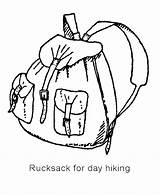 Rucksack Ausmalbilder sketch template