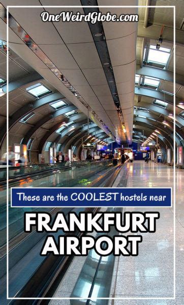 hostels  frankfurt airport   weird globe