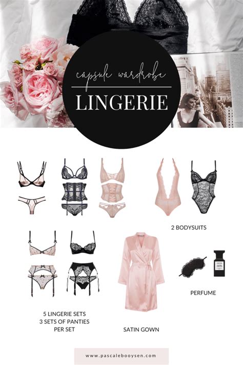 Ten Tips For The Perfect Lingerie Capsule Wardrobe Pascale D S Booysen