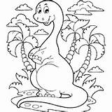 Coloring Dinosaur Pages Surfnetkids sketch template