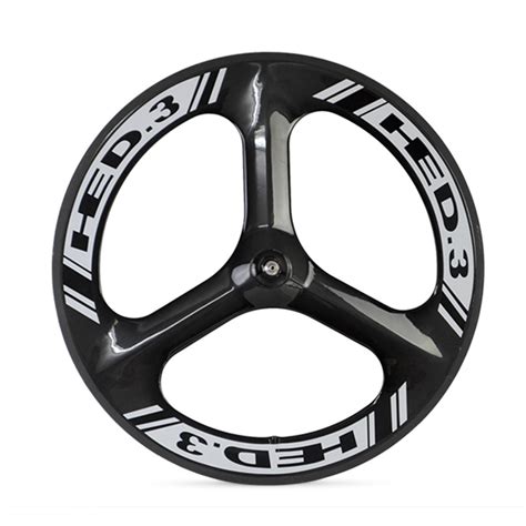 hed  tri spoke carbon fiber clincher road bike front wheel road racing bicycle wheel  bicycle