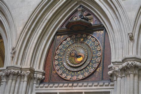 wells cathedral  clock   held    installed