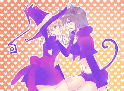 Maka And Blair Soul Eater Halloween Know Your Meme