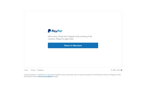 error message paypal community