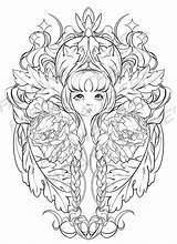 Goddess sketch template