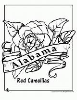 Alabama Coloring State Pages Flower Drawing Clipart Ohio Bird Pennsylvania Hex Dutch Signs Getdrawings Printable Getcolorings Popular Symbols Gif Kids sketch template