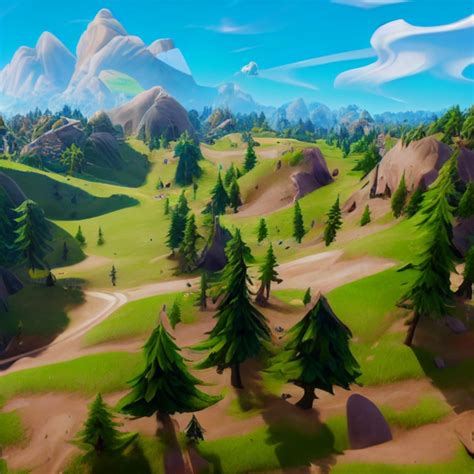 fortnite map highly detailed realistic cinematic midjourney openart