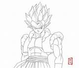 Gogeta Coloring Ssj4 Lineart Saiyan Colorare Getdrawings Anime Ssj3 Ss4 Ssj sketch template