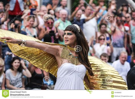 gay pride canal parade amsterdam 2014 editorial photography image of