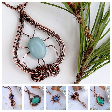 tutorial bluebell pendant  patternwire wrap weave jewelrywrapping weavingwrapped woven
