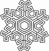 Snowflake Wecoloringpage Outline sketch template