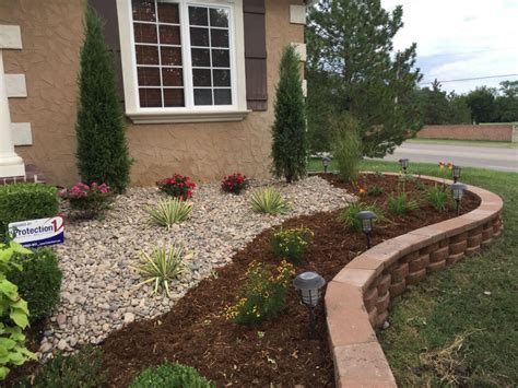 landscape wichita design service daniels lawn  landscaping services