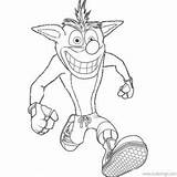 Bandicoot Coco Xcolorings Print 700px sketch template