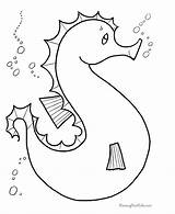 Seahorse Coloring Carle Mister Eric Pages Preschool Printable Ocean sketch template