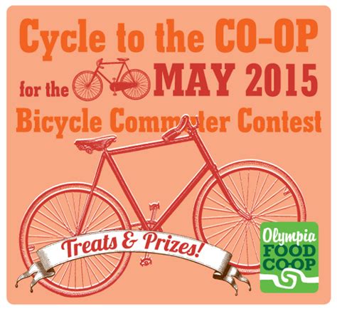 bicycle commuter contest join  olympia food  op