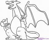 Coloring Charizard Mega Pages Popular sketch template