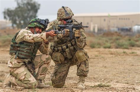 iraqi soldiers learn improved techniques   abn paratroopers article  united