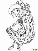 Mexican Dance Dress Drawing Jimenopolix Venny Her Girl Deviantart Getdrawings Traditional sketch template