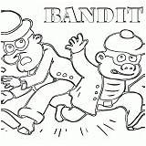 Bandit Coloring Pages sketch template