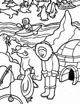 Eskimo Coloring Inuits Inuit Getcoloringpages Clipartmag sketch template