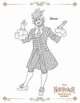 Coloring Pages Nutcracker Four Realms Shiver Sheets Print Activity sketch template