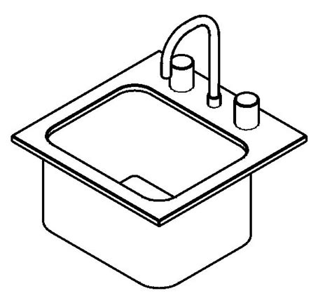sink coloring page