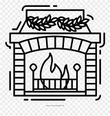 Fireplace Pinclipart Masjid sketch template