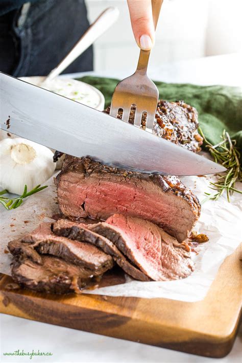 marinated beef tenderloin  busy baker