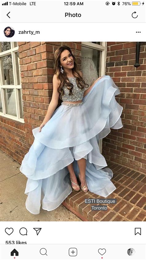 pin  nawal  baby blue prom dresses sleeveless pretty homecoming dresses piece prom dress