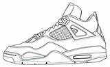 Jordan Air Drawing Coloring Shoe Nike Jordans Shoes Outline Sketch Template Force Pages Drawings Sketches Blank Templates Sneakers Lebron Clipart sketch template