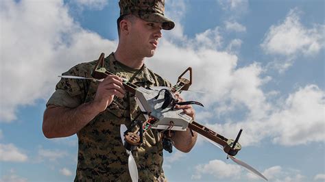 marines testing drone swarms controlled   single operator dronedj