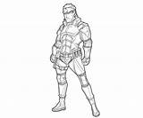 Solid Snake Coloring Pages Gear Metal Armor Gun Getcolorings Jozztweet sketch template