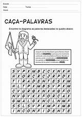 Tiradentes Caça Palavra Educação Palavras Caca Livro Dragao Resumo Treinar Tish sketch template