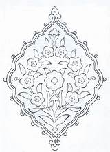 Persian Motifleri Motifs Türk Seç Pano Motif Sanat sketch template