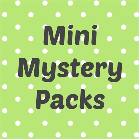 mini mystery packs