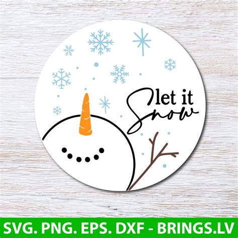 snow snowman svg christmas  sign svg png dxf eps