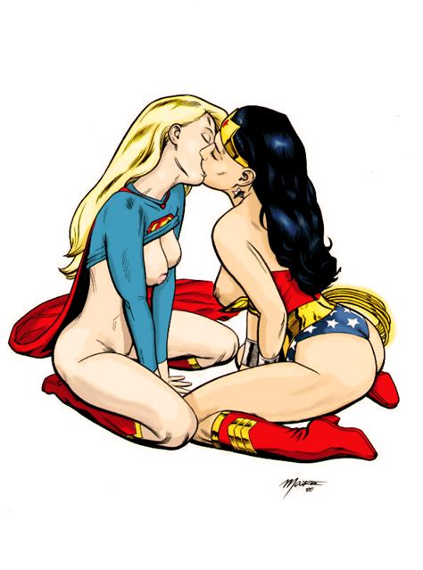 kissing wonder woman supergirl porn pics compilation sorted luscious