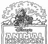 Coloring Kingdom Animal Disney Pages Popular sketch template