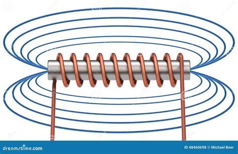 electromagnetic field stock illustration image