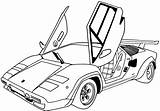 Coloring Pages Lamborghini Printable Clipartmag sketch template