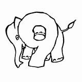 Coloring Pages Number Elephant Numbers Surfnetkids Getcolorings Top sketch template
